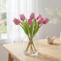 Blomsterdekoration Tulipaner Kunstige Blomster Lilla 20cm 6 Stk | Floristik24.dk