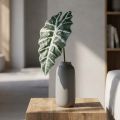 Kunstig pilblad kunstig plante alocasia deco green 74cm | Floristik24.dk
