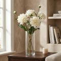 Kunstig blomst Dahlia Hvid Kunstig blomst med knop H57cm | Floristik24.dk