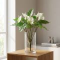 Kunstige blomster, flamingoblomst, kunstig anthurium hvid 36cm | Floristik24.dk