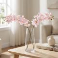 Kunstige Orkideer Lys Pink Kunstige Blomster Real Touch 58cm 2stk | Floristik24.dk