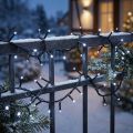 LED ris lyskæde 40s 3m til udvendig koldhvid | Floristik24.dk