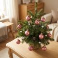 Mini julekugler gammelrosa glaskugler Ø2,5 cm 22 stk. | Floristik24.dk