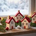 Julehus træ juledekoration