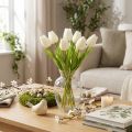 Kunstig tulipan, realistisk dekoration, holdbar kunstig blomst til hjemmet, 21 cm, 6 stk. | Floristik24.dk