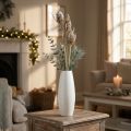 Tidselgren kunstigt iset brun kort tidsel med 3 hoveder 90cm | Floristik24.dk