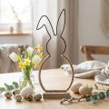 Påskehare borddekoration Påsketråd boho dekoration bunny 32cm | Floristik24.dk