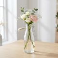 Flaske dekorativt glas med låg klar Ø7cm 20,5cm | Floristik24.dk