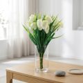 Fritillaria Hvidternet Bord Blomst Kunstige Blomster 38cm 6 stk | Floristik24.dk
