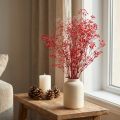 Gypsophila Gypsophila Tørrede Blomster Rød 50cm 55g | Floristik24.dk