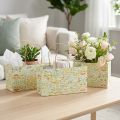 Gavepose med hanke gavepose mønstret 24×12×12cm 6stk | Floristik24.dk