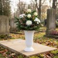 Lilia vase hvid Ø23cm 1 stk | Floristik24.dk