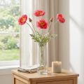Valmuer Kunstige Lyserøde Kunstige Blomster Ø6–7cm L78cm 3stk | Floristik24.dk