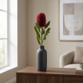 Kunstig blomst Banksia Rød Bourgogne Kunstig eksotik 64cm | Floristik24.dk