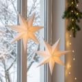 Julestjerne vindue, papirstjerner Jul, foldestjerne Ø21cm 4stk | Floristik24.dk