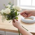 Aluminiumstråd, 2 mm hvid, smykketråd, 60 m (500 g), hobbytråd til dekoration og blomsterdekoration | Floristik24.dk