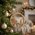 Hængende dekorationsvindue juledekoration rensdyrtræ dekoration 19,5cm | Floristik24.dk