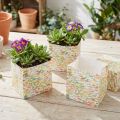 Gavepose plantepose gavepose mønstret 10,5cm 8 stk | Floristik24.dk
