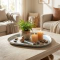 Dekorativ bakke, metalbakke, zinkbakke, antik look, 30,5 cm | Floristik24.dk