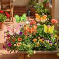 Blomsterprop sommerfugletræ assorteret 7,5cm 16 stk | Floristik24.dk