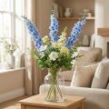 Artificial Delphinium Blue Delphinium Artificial Flower Silke Flowers | Floristik24.dk