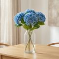 Kunstige blomster dekoration hortensia kunstig blå 69cm | Floristik24.dk