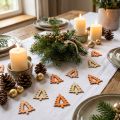 Scatter dekoration juletræ appelsin 4cm 72 stk | Floristik24.dk