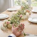 Kunstig plantegirlande til romantiske bryllupsdekorationer og begivenheder, 150 cm | Floristik24.dk