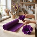 Blomsterhandler crepepapir mørkelilla 50x250cm | Floristik24.dk