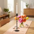 Pind lysestage metal lysestage sort H30cm | Floristik24.dk