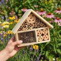 Insekthus naturligt insekthotel trægran natur H21cm | Floristik24.dk
