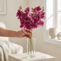 Kunstige orkideer lilla kunstige blomster som ægte 56cm 3 stk | Floristik24.dk