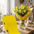 Blomstercrepe gul B10cm gramvægt 128g/kvm L250cm 2 stk. | Floristik24.dk