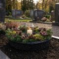 Oasis Sort Biolit Plantering Sort Planteskål Ø35cm | Floristik24.dk
