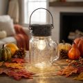 Dekorativt drikkeglas med LED-lampe Ø8cm H16cm | Floristik24.dk