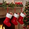 Adventskalender til udfyldning af støvler filt rød hvid 155cm | Floristik24.dk