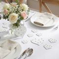 Heart Mix White 3,3 cm - 7cm 54p | Floristik24.dk