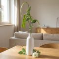 Dekorativ gren bønnegren kunstig plante grøn 95cm | Floristik24.dk