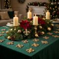 Scatter dekoration træbordsdekoration Julelilje guld 4cm 72 stk | Floristik24.dk