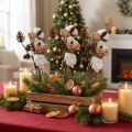 Dekorative julegrene kunstig blanding assorteret 29cm 3 bundter | Floristik24.dk