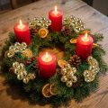 Julekugler på trådglas spejl bær guld 2,5cm 140 stk | Floristik24.dk