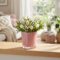 Glaskrukke Ø11,5cm H10,8cm gammelrosa | Floristik24.dk