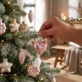 Juletræspynt glas Juletræspynt pastel 12 stk | Floristik24.dk