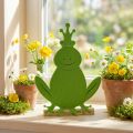 Frog King Filt Trægrøn 20cm x 27,5cm sommerdekoration | Floristik24.dk