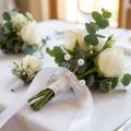 Perlehoved nåle hvid Ø8mm L65mm 55 stk | Floristik24.dk