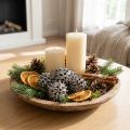 Sweetgum kegler naturvasket hvid 250g | Floristik24.dk