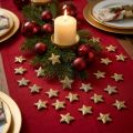 Stjerner glitter guld 1,5cm 144 stk | Floristik24.dk