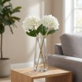 Kunstig hortensiablomst til elegant, moderne indretning, 80 cm, 2 stk. | Floristik24.dk