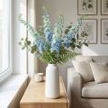 Kunstig Lærkespore Blå Kunstig Blomst Delphinium 130cm | Floristik24.dk