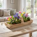 Trækurv med hank, Paulownia-træ, 56×16 cm H16 cm | Floristik24.dk